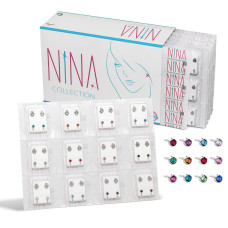 KULAK KÜPESİ 12'li GÜMÜŞ KARIŞIK